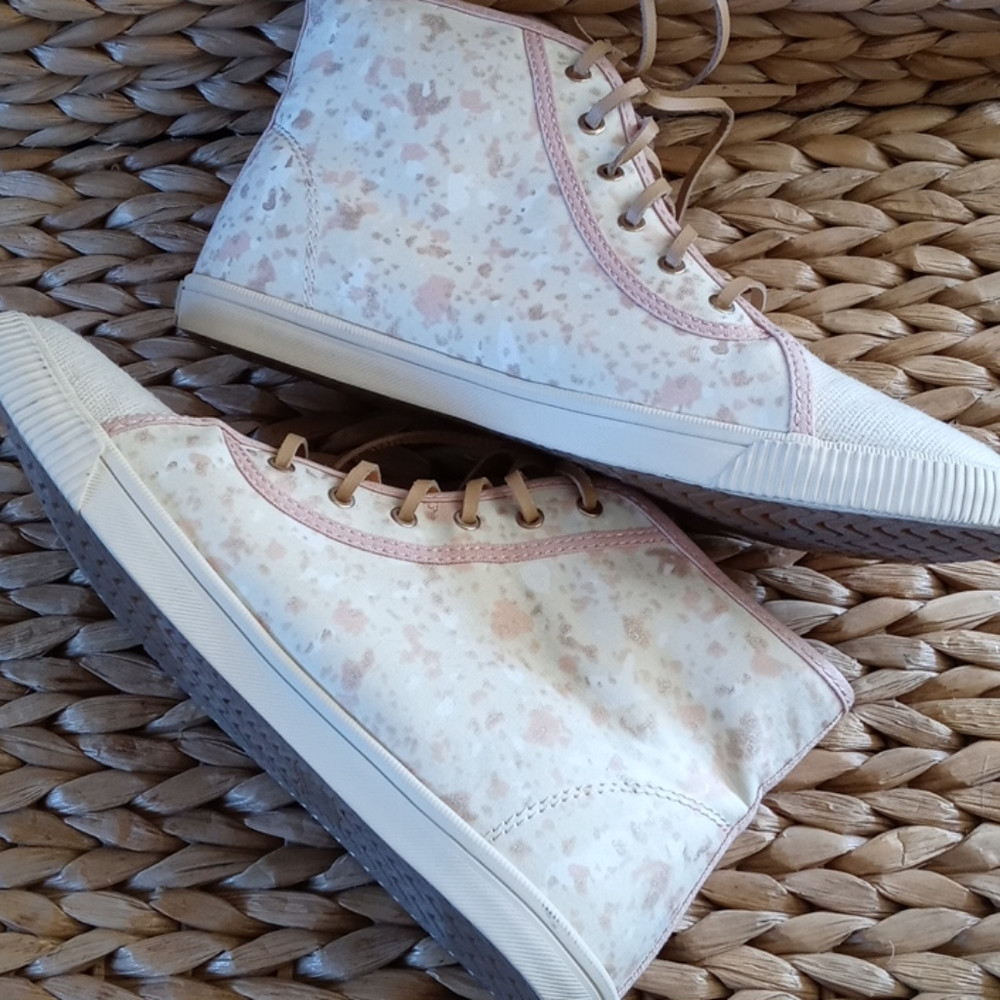 Toms Camarillo Floral High Top Sneakers Size 8 - Picture 9 of 14